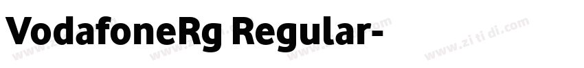 VodafoneRg Regular字体转换